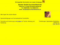 becker-kunststofftechnik.de Webseite Vorschau