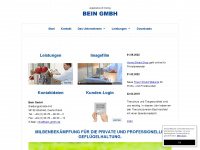 bein-gmbh.de Webseite Vorschau