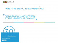 beko-engineering.cz Webseite Vorschau