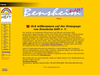 bensheim-hilft.de Webseite Vorschau