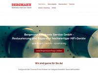 bergmann-electronic.de Webseite Vorschau