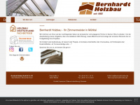 bernhardt-holzbau.de Webseite Vorschau