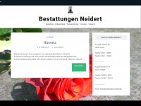 bestattungen-neidert.de Webseite Vorschau