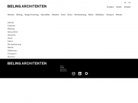 bieling-architekten.de Webseite Vorschau
