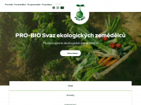 pro-bio.cz Webseite Vorschau