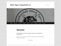 black-tigers.org Webseite Vorschau