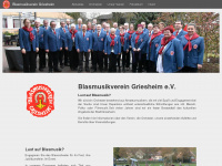 blasmusikverein-griesheim.de Webseite Vorschau
