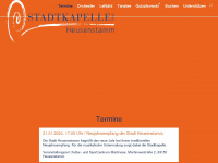 stadtkapelle-heusenstamm.de Webseite Vorschau