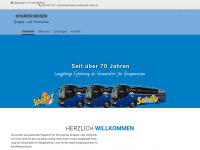 schaefer-busreisen.de Webseite Vorschau