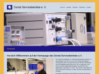 dentalservicebetriebe.de Webseite Vorschau