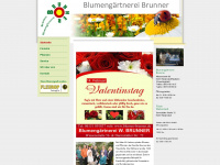 blumen-brunner.de Webseite Vorschau
