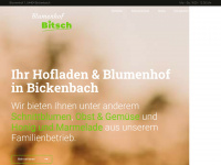 blumenhof-bitsch.de Webseite Vorschau