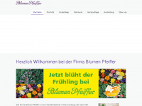 blumen-pfeiffer.de Webseite Vorschau