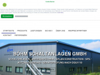 boehm-schaltanlagen.de Webseite Vorschau