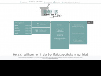 bonifatius-apotheke-wanfried.de Webseite Vorschau