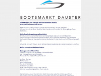 bootsmarkt-dauster.de Webseite Vorschau
