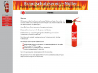 brandschutzservice-mueller.de Webseite Vorschau
