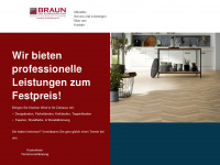 braun-raumausstattung.com Webseite Vorschau