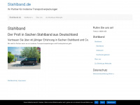 stahlband.de Webseite Vorschau