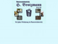 brotzmann-steinmetz.de Webseite Vorschau