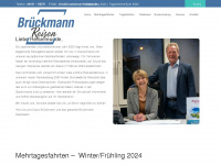 brueckmann-reisen.de Webseite Vorschau