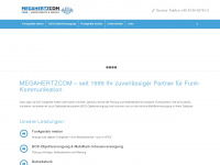 megahertzcom.de Webseite Vorschau