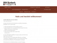 bsh-rimbach.de Webseite Vorschau