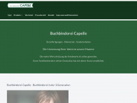 buchbinderei-capelle.de Webseite Vorschau