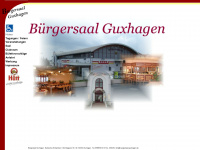 buergersaal-guxhagen.de Webseite Vorschau