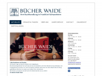 buecher-waide.de Webseite Vorschau