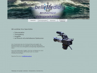 bellemedia.de Webseite Vorschau