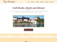 cafe-raabe.de Webseite Vorschau