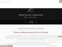 hotelprincessecaroline.fr Webseite Vorschau