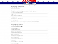 capitain-reinigung.de Webseite Vorschau