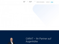 carat-ag.de Webseite Vorschau