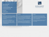 ck-investments.de Webseite Vorschau