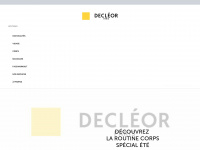 decleor.fr Webseite Vorschau