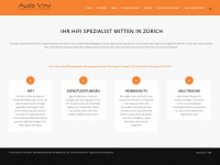 audiovinyl.ch Webseite Vorschau