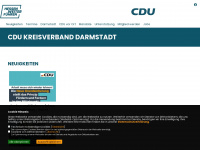 cdu-darmstadt.de Webseite Vorschau