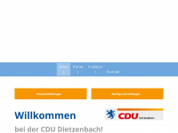 cdu-dietzenbach.de Webseite Vorschau