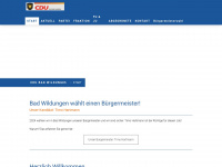 cdu-bad-wildungen.de Webseite Vorschau