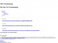 cdu-frankenberg.de Webseite Vorschau