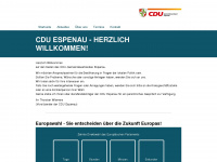 cdu-espenau.de Webseite Vorschau