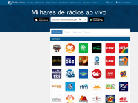 radios.com.br Webseite Vorschau