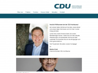cdu-hochtaunus.de Webseite Vorschau