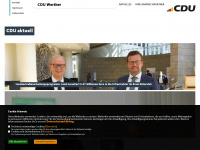 cdu-werther.de Webseite Vorschau