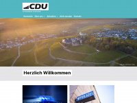 cdu-geisenheim.de Webseite Vorschau