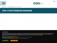 cdu-reinheim.de Webseite Vorschau