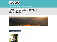 cdu-bad-schwalbach.de Webseite Vorschau