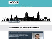 cdu-heidenrod.de Webseite Vorschau